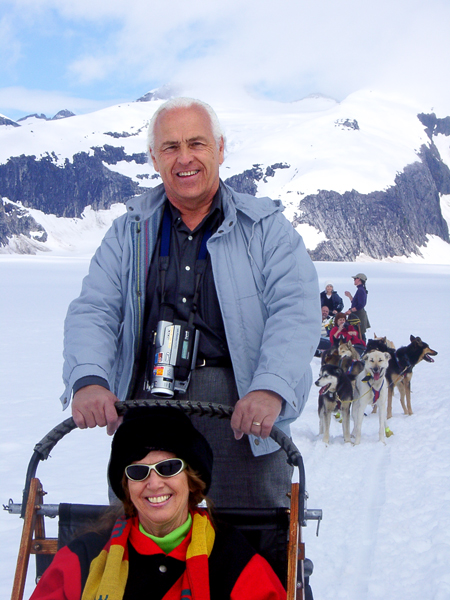 Lee and Karen Duquette ready to do dog sledding